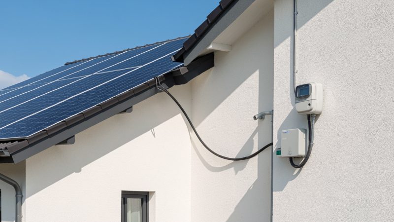 Panneaux solaires loin du compteur : quelle distance sans pertes excessives ?