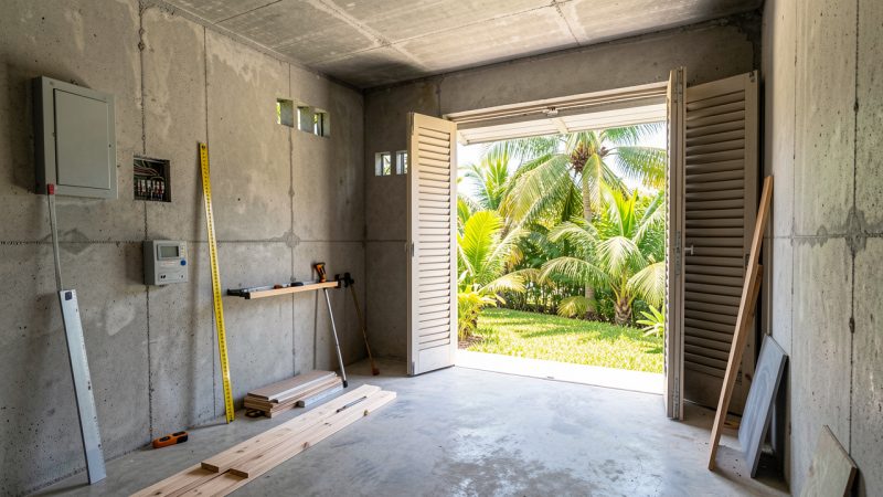 Transformer un garage en chambre en Guadeloupe : les vérifications avant travaux