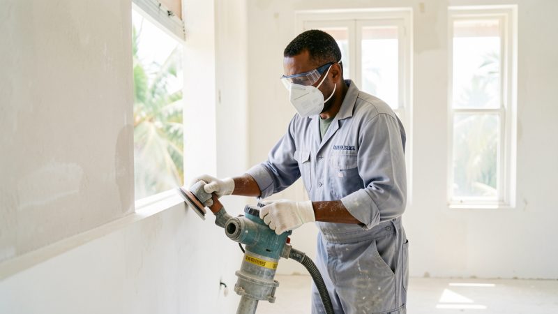 Comment choisir un masque respiratoire plutôt qu’un sac plastique sur chantier ?